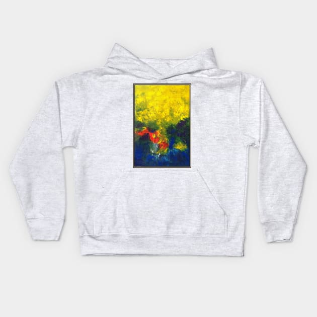 modern art Kids Hoodie by TAMOH65